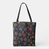 Tote Bag Fourre-tout - Spirograph rencontre la magie noire (Dos)