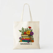 Tote Bag Fourre-tout sur mesure pour les amateurs de livres (Devant)