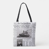 Tote Bag fourre-tout titanique (Dos)