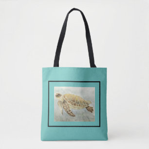 Tote Bag Fourre-tout - Tortue de mer