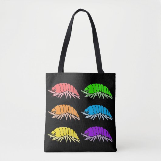 Tote Bag Fourre-tout tout-en-un - Cobugs de pilules arc-en- (Devant)