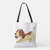 Tote Bag Fourre-tout tout-sur-impression de chien, Fourre-t (Dos)