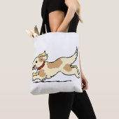 Tote Bag Fourre-tout tout-sur-impression de chien, Fourre-t (De près)