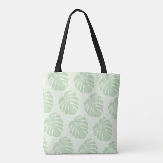 Tote Bag Fourre-tout tropicale Feuille (Dos)