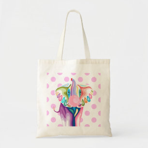 Tote Bag Fourre-tout Trunkz et Dotz rose Poudre