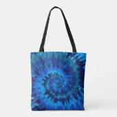Tote Bag Fourre-tout Tye-Dye-Blue (Dos)