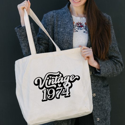 Tote Bag Fourre-tout vintage 1974