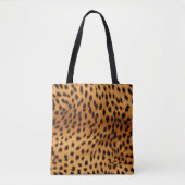 Tote Bag Fourrure d'animal guépard (Devant)