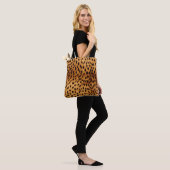 Tote Bag Fourrure d'animal guépard (Sur le modèle)