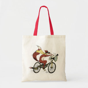 Tote Bag Fox allant à vélo Fourre-tout par des watts de