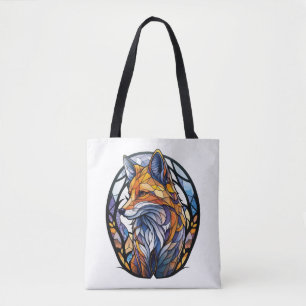 Tote Bag Fox Animal Portrait Verre tendu Faune Extérieur
