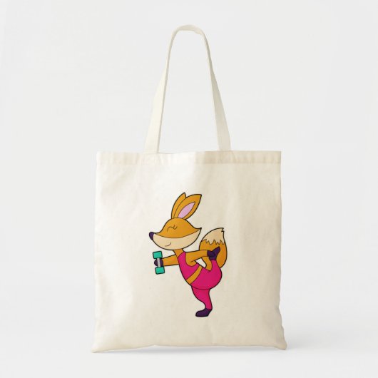 Tote Bag Fox Fitness Dumbbell (Devant)