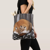 Tote Bag Fox Love sur Stone Haven (De près)