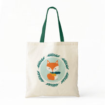 Fox mignon de Wooland avec l'écharpe
