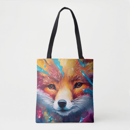 Tote Bag Fox Red fox Animal Discovery Adventure Nature (Devant)