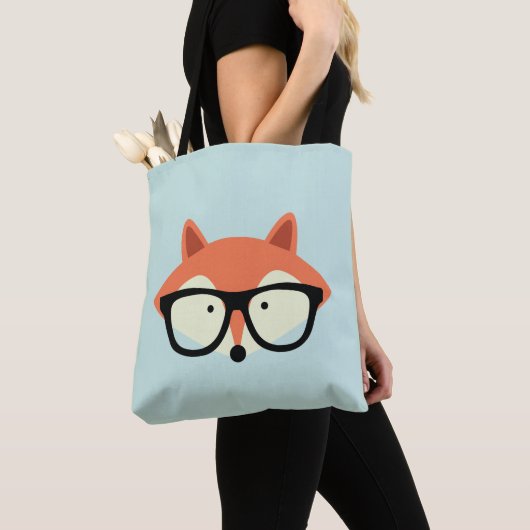 Tote Bag Fox rouge de hippie (De près)