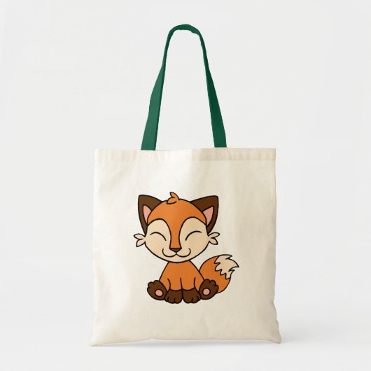 Tote Bag Fox se reposant (Devant)