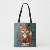 Tote Bag Fox Tales Boho Woodland Animal (Devant)
