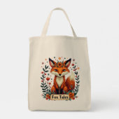 Tote Bag Fox Tales Boho Woodland Animal (Dos)