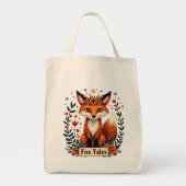 Tote Bag Fox Tales Boho Woodland Animal (Devant)