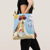 Tote Bag Fox Terrier de fil d'été (De près)