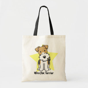 Tote Bag Fox Terrier de fil d'étoile de Kawaii