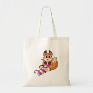 Tote Bag Fox with Scarf