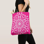 Tote Bag Foxglove Mandala (De près)