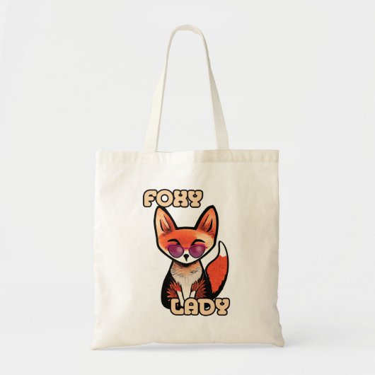 Tote Bag Foxy Lady | Cute Fox (Devant)