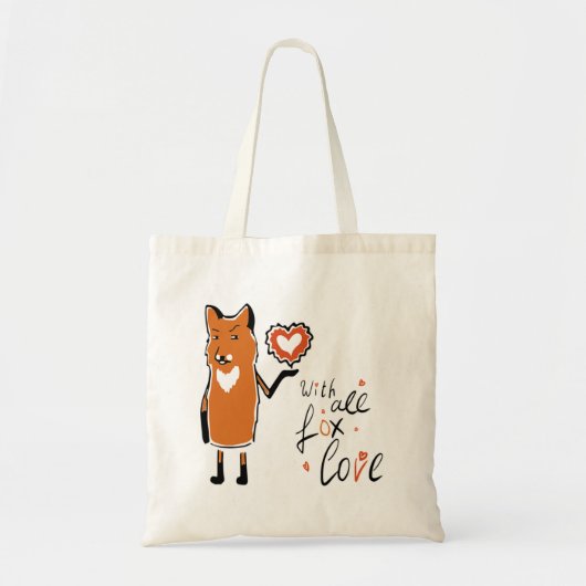 Tote Bag Foxy Love (Devant)
