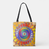Tote Bag Fractale psychédélique (Dos)