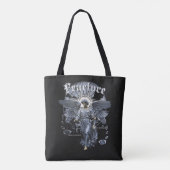 Tote Bag Fracture - Conception de streetwear gothique (Dos)