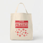 Tote Bag Fragile Millennial, Manipulez Avec Soin Les Flamme (Devant)