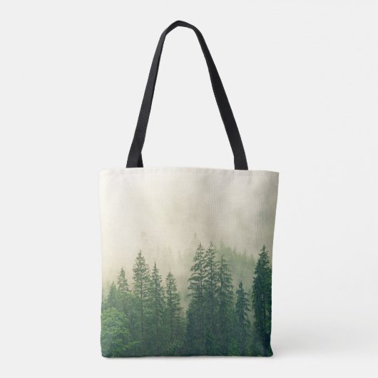 Tote Bag Fraîcheur de forêt neigeuse Accessoire polyvalent (Dos)