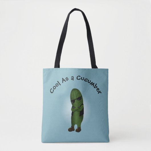 Tote Bag Frais comme un concombre (Devant)