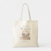 Tote Bag Frais débarqués du Marché Chariot de Fleurs Enterr (Dos)