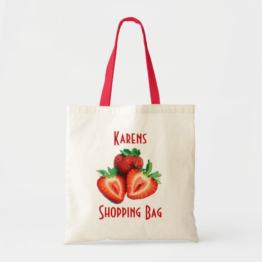 Tote Bag fraise (Devant)