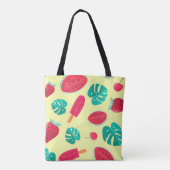 Tote Bag Fraise feuille (Dos)