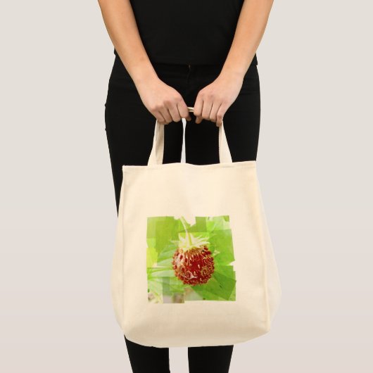 Tote Bag Fraise fraîche Fourre-tout (Devant (produit))