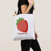 Tote Bag Fraise Fraîcheur d'été (De près)
