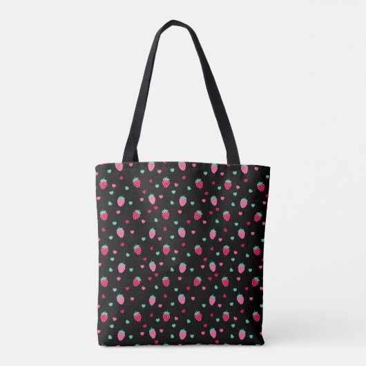 Tote Bag Fraise mignonne (Dos)
