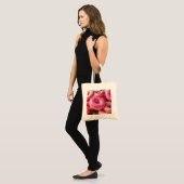 Tote Bag Fraise rose (Devant (modèle))