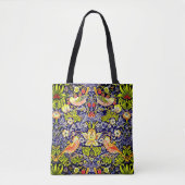 Tote Bag Fraise Thief Oiseaux William Morris (Devant)