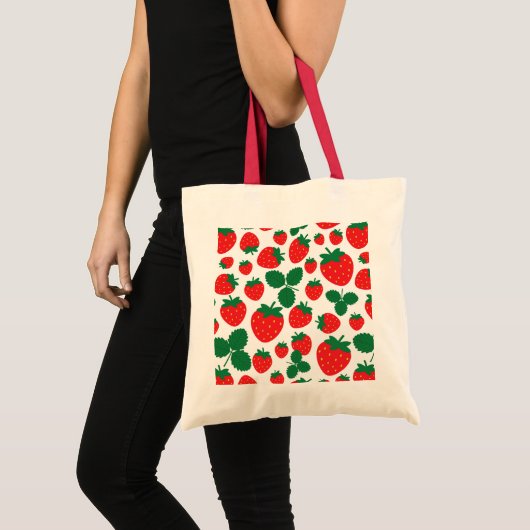 Tote Bag Fraises (Devant (produit))