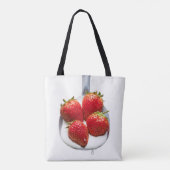 Tote Bag Fraises et crème (Dos)