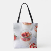 Tote Bag fraises et crème (Dos)