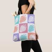 Tote Bag Fraises Été Coloré (De près)