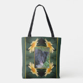 Tote Bag Frame Fleur Jaune Faiser Créer Votre Propre Photo (Dos)