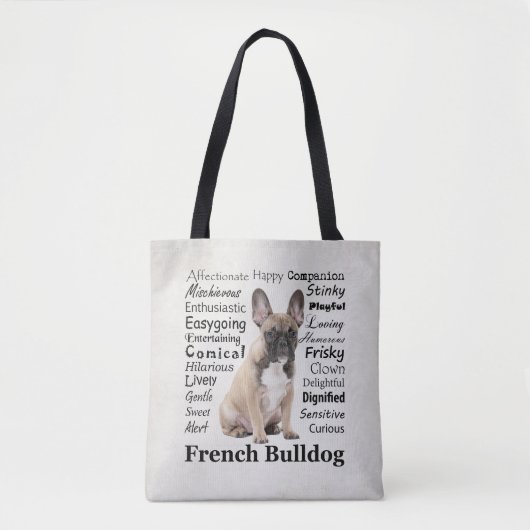 Tote Bag Français Traits Fourre-tout (Devant)