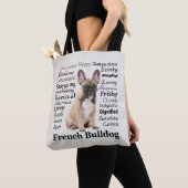 Tote Bag Français Traits Fourre-tout (De près)